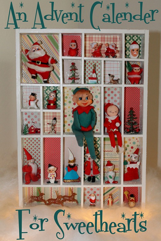 A Vintage Advent Calendar for Sweethearts