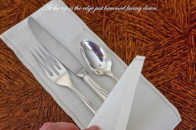 Fabric Cutlery Pocket