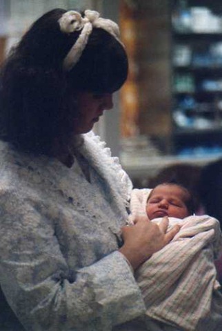 Laura and baby Lou