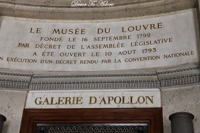 The Apollo Gallery In Paris, France