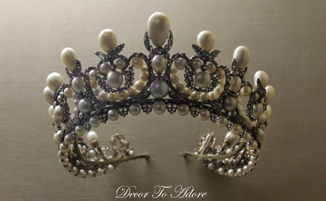 Empress Eugenie’s pearl and diamond tiara