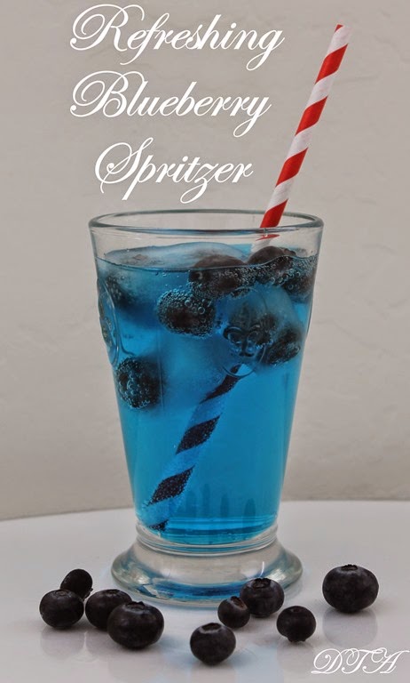 Easy and Refreshing Blueberry Spritzers