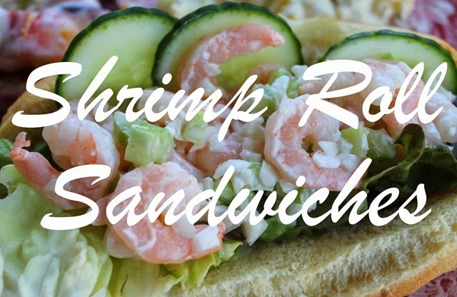 Sandwichs de Crevettes or Shrimp Roll Sandwiches