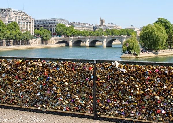 The bridge of locks Paris