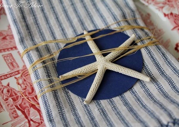 starfish napkin ring