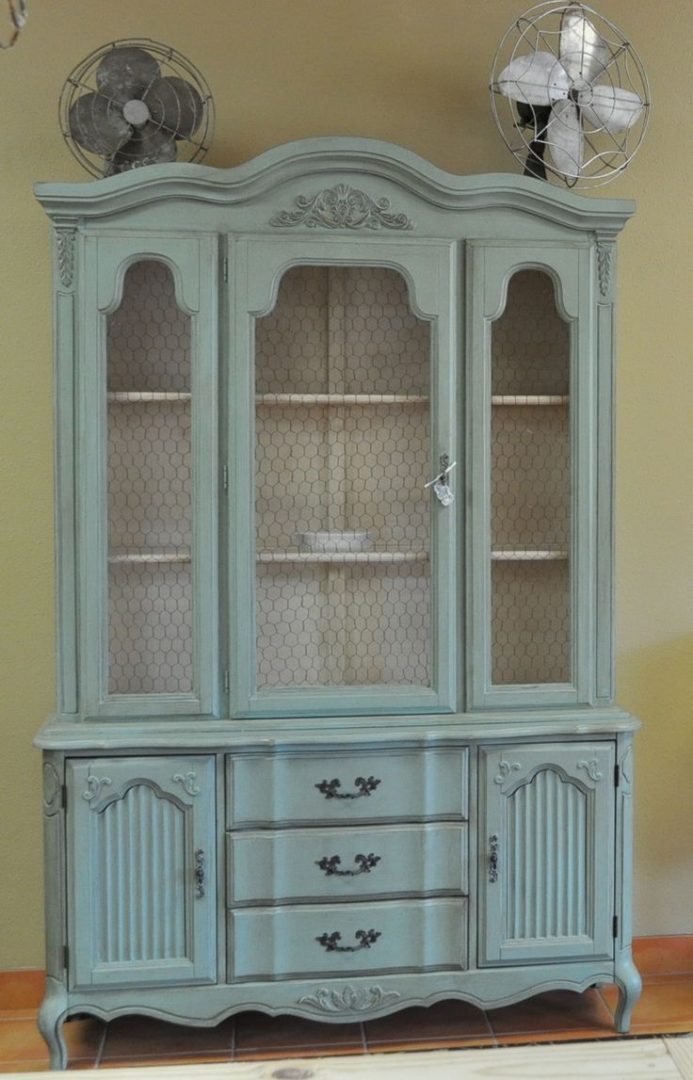 Painted French China Cabinet - what a gorgeous piece of furniture