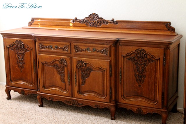 The sideboard
