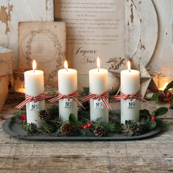 I like this idea - simple & great for Christmas ! 