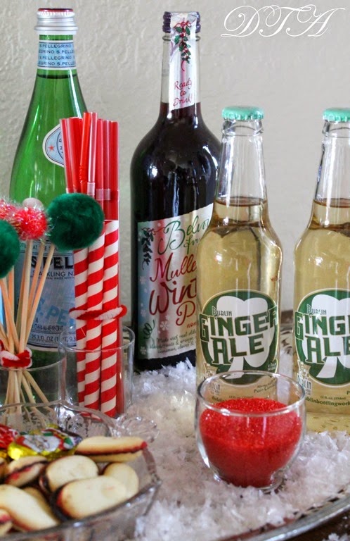 A Christmas Bar Cart for Teetotalers