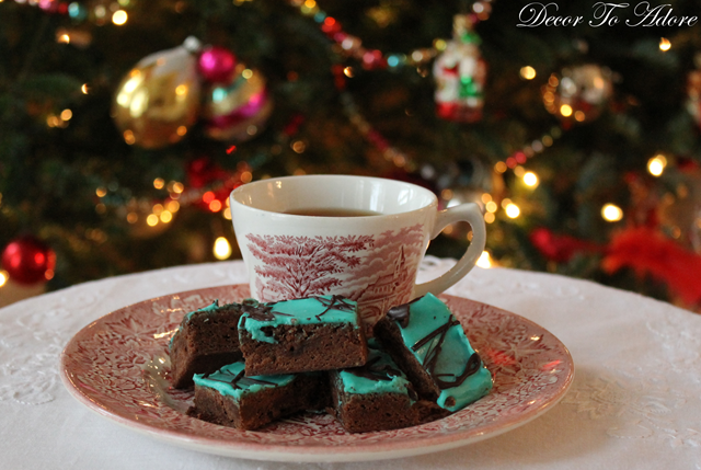 Easy Doublemint Brownies