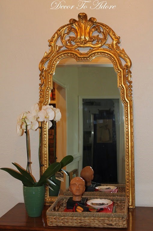 Cleaning A Gilded Mirror 004