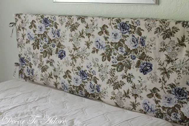 A Slipcover for a Headboard