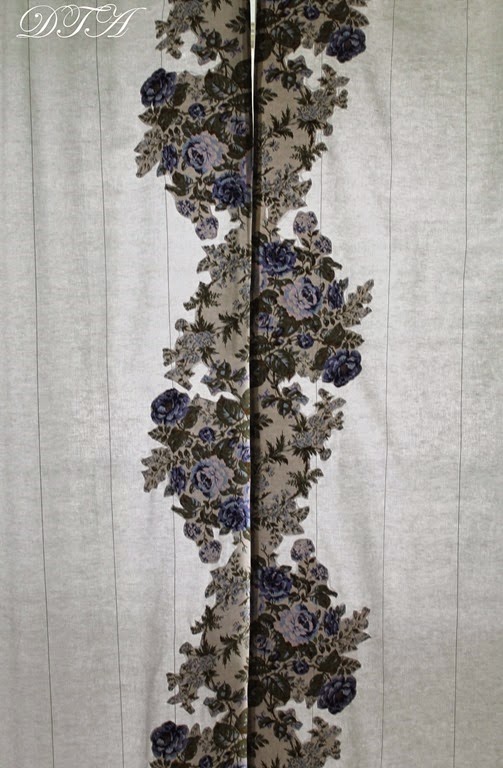 Anthropologie Inspired Applique Curtains