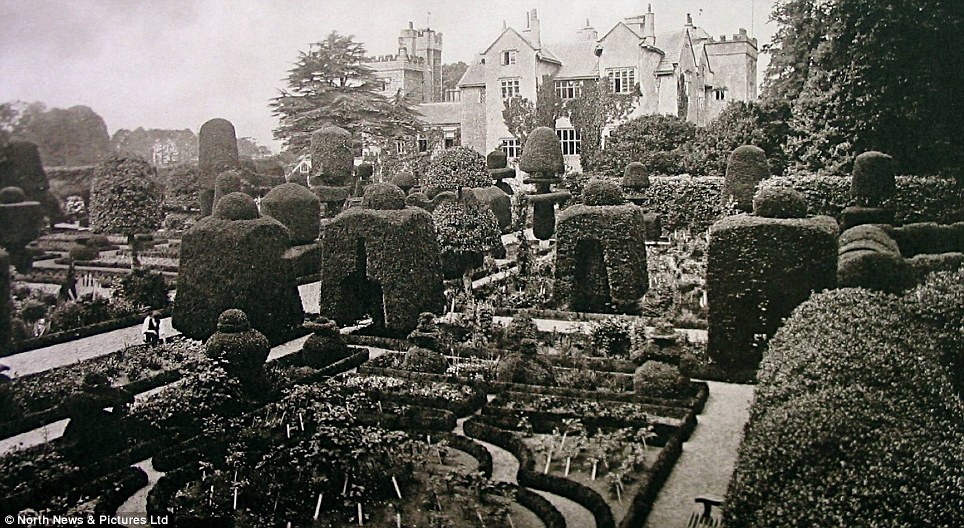 An archive picture shows the gardens in all their glory during the Victorian age
