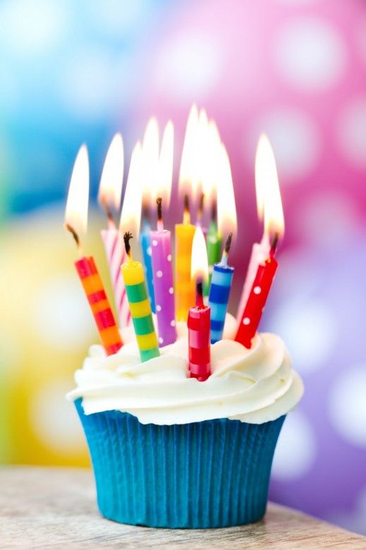 Happy Birthday – Cupcakes with Candles