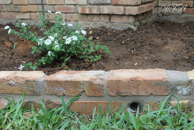Brick wall drain