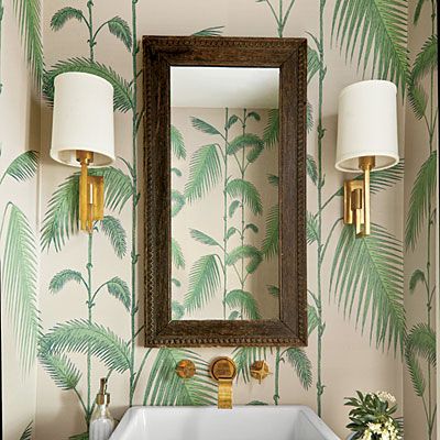 Tropical & Tailored - Beautiful Wallpaper Ideas - Southern Living