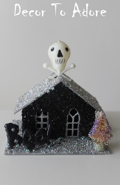 Glitter Halloween Houses