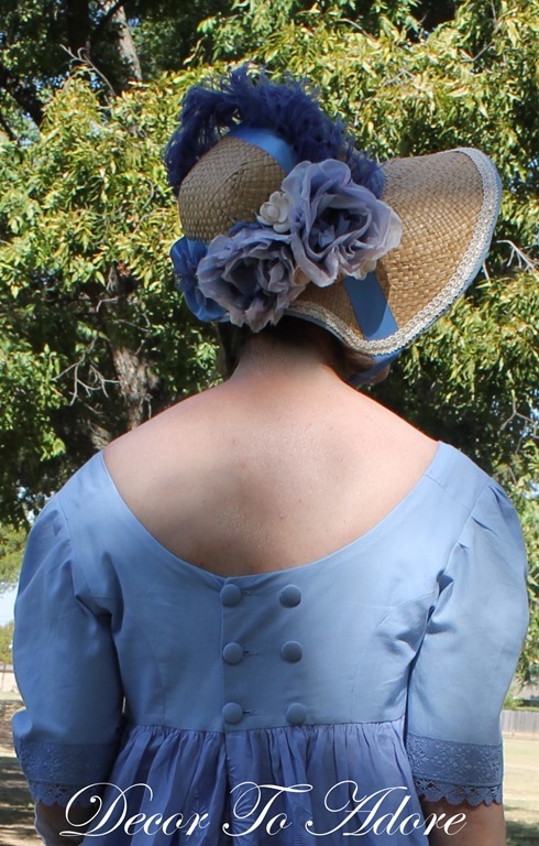 Create a Regency Era Bonnet from a Modern Straw Hat
