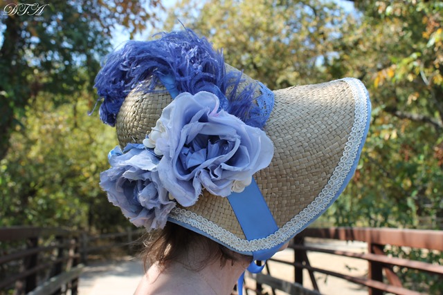 Create a Regency Era Bonnet from a Modern Straw Hat - Decor To Adore