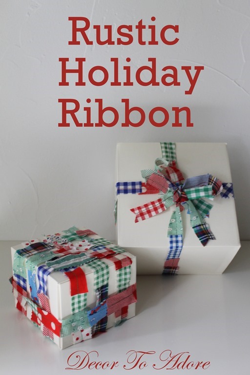 Create Rustic Holiday Ribbon