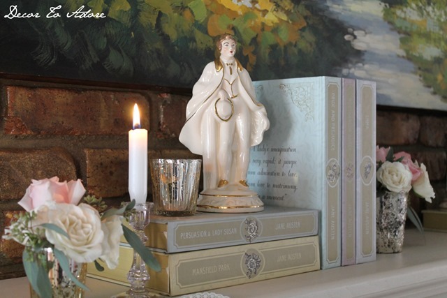 A Romantic Jane Austen Inspired Mantel