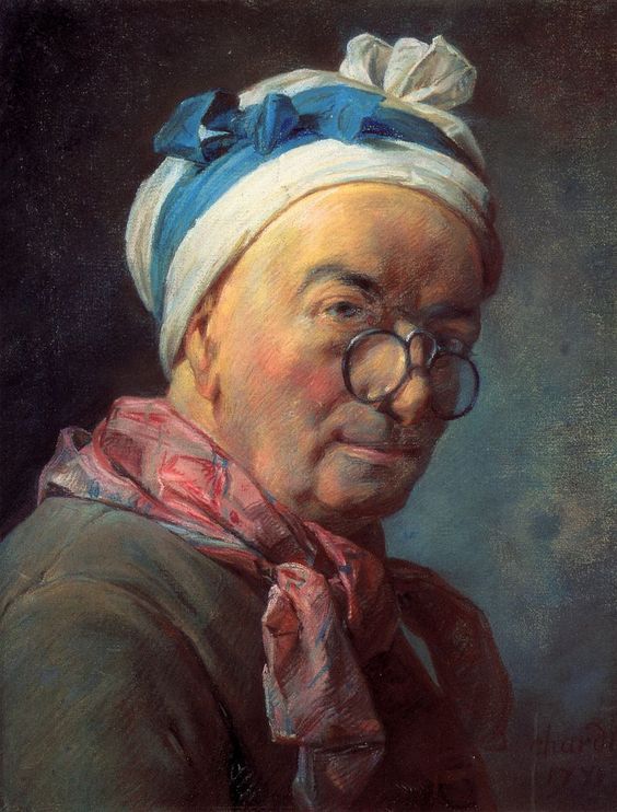 Jean-Baptiste-Siméon Chardin pastel self portrait 1771
