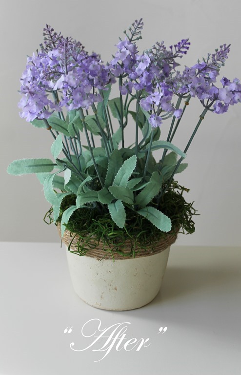 Faux Lavender plant