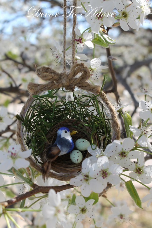 DIY My Nest is Best Spring Ornament