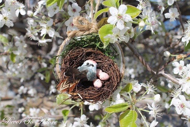 DIY My Nest is Best Spring Ornament