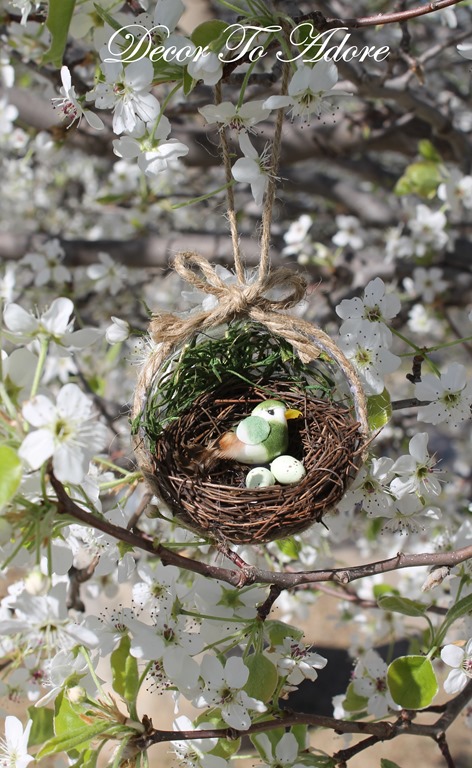 DIY My Nest is Best Spring Ornament