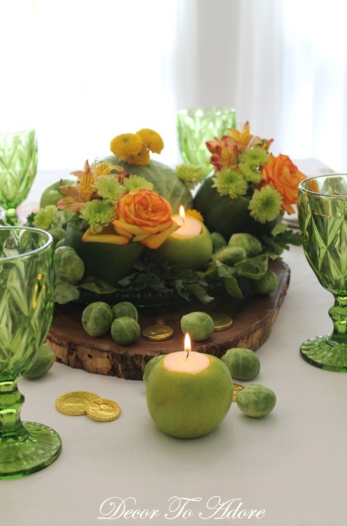 St. Patrick's Day centerpiece