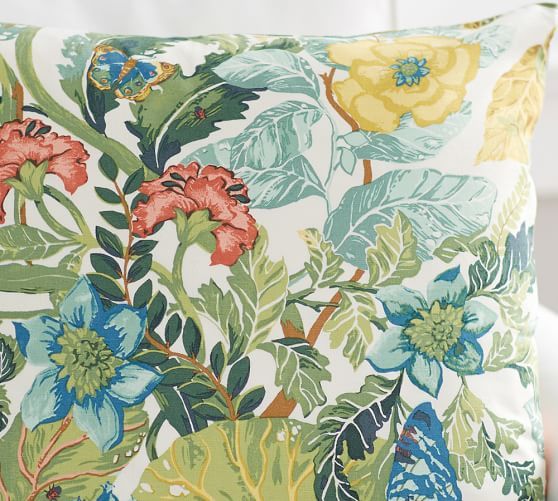 Lyla Garden Print Pillow Cover | Pottery Barn