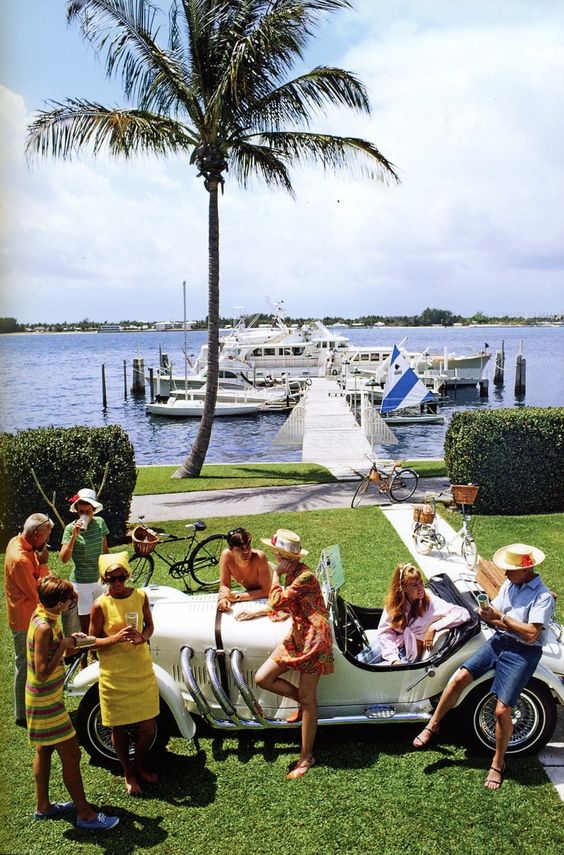 Palm Beach, 1968. Photo by Slim Aaron's. 