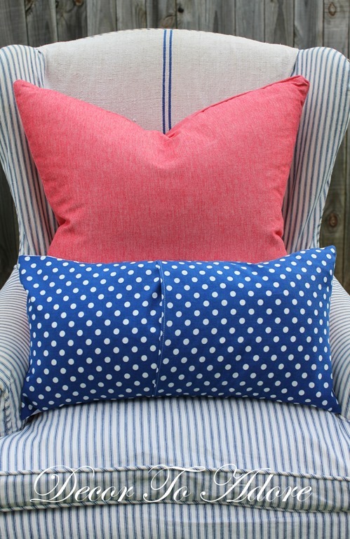 polka dot pillow