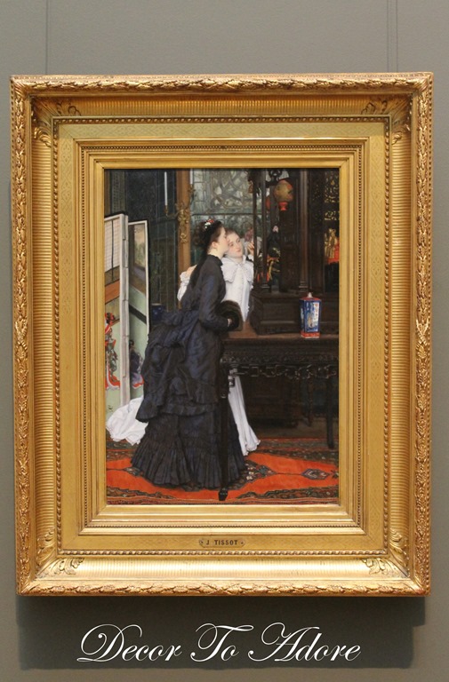 Young Ladies Admiring Japanese Objects James Tissot, c. 1869. 