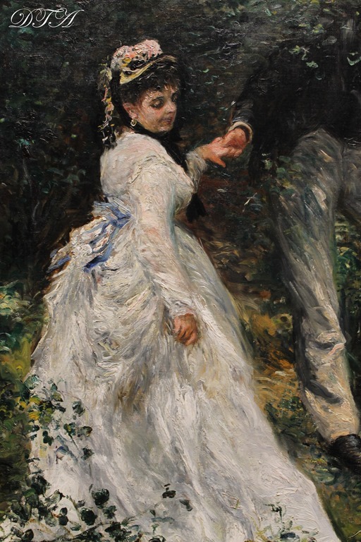 La Promenade, c. 1870 by Renoir