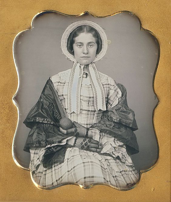 Dennis A. Waters Fine Daguerreotypes woman wearing lace gloves