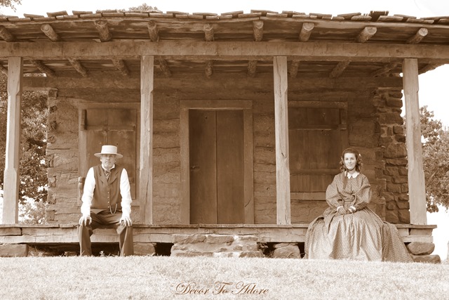 Becoming Laura Ingalls Wilder front porch