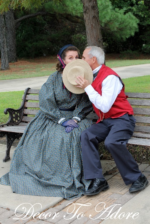 Becoming Laura Ingalls Wilder kissing