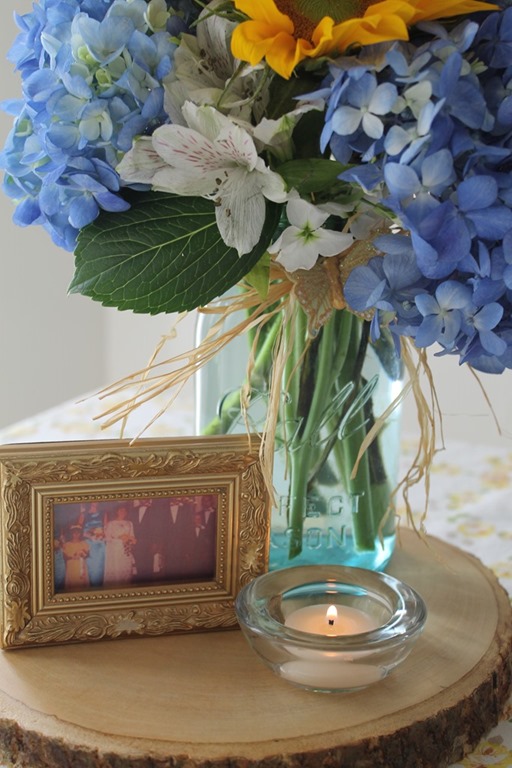 Budget 50th anniversary centerpieces