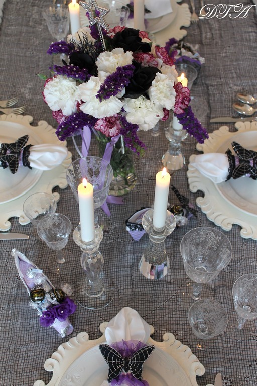 Cinderella & the Ugly Stepsister Soiree centerpiece