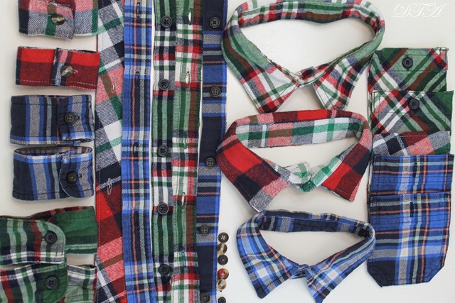 5 Easy Crafts From 1 Plaid Shirt