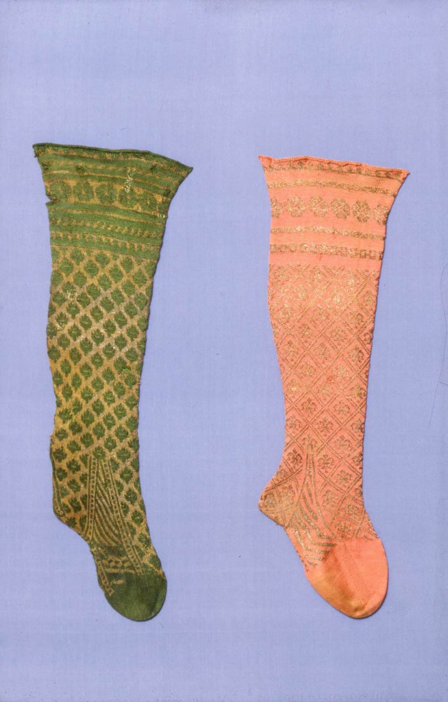 colored antique stockings