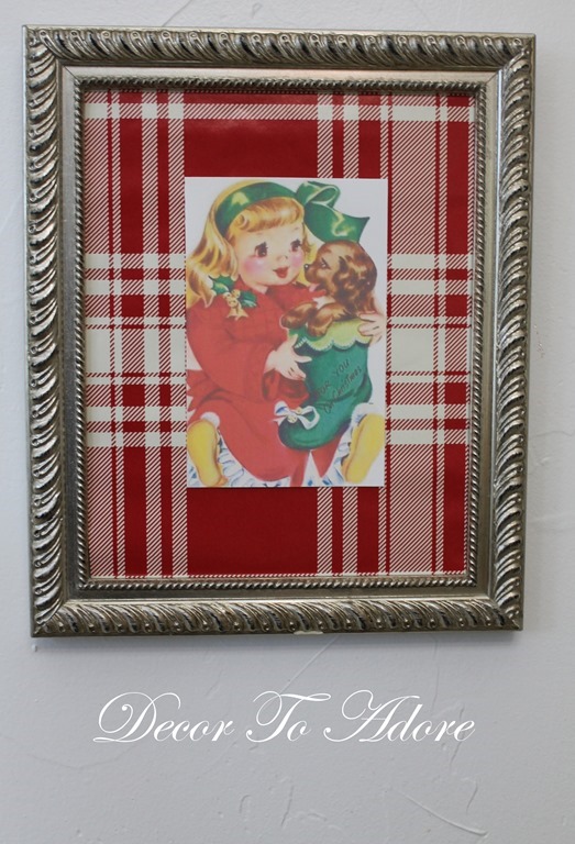 Cozy Christmas frame with image