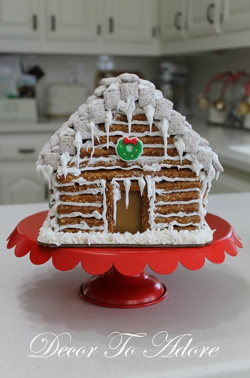 Little House Christmas Laura S Gingerbread Log Cabin Decor To Adore