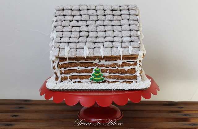 Gingerbread Log Cabin 