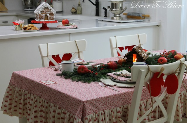 A Little House Christmas Kitchen