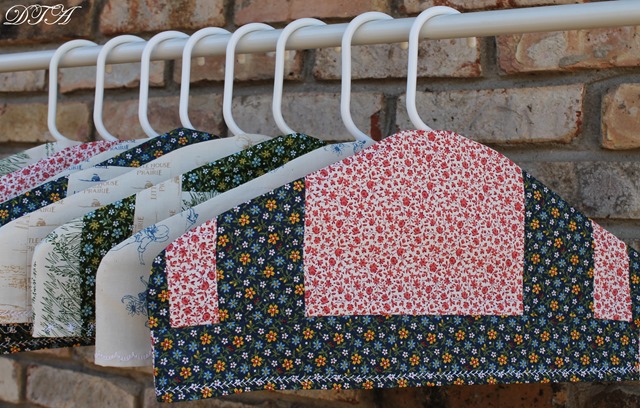 DIY Patchwork Fabric Covered Hangers - Decor To Adore