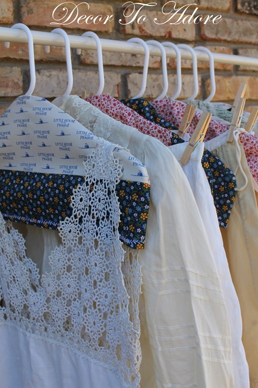 pretty fabric covered hangers